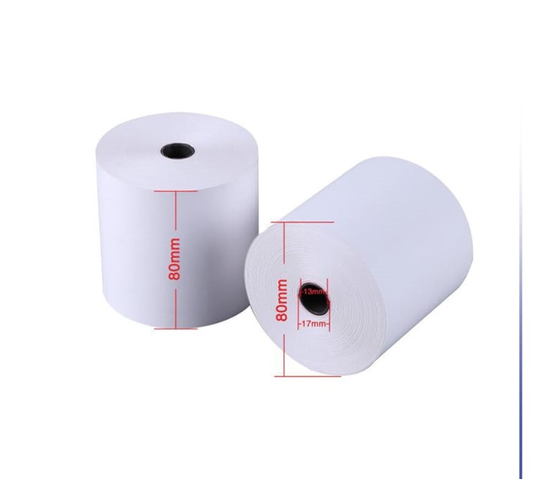 Rouleau de papier thermique 80mmx80mm