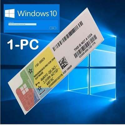 LICENCE MICROSOFT WINDOWS 10 Professionnelle OEM