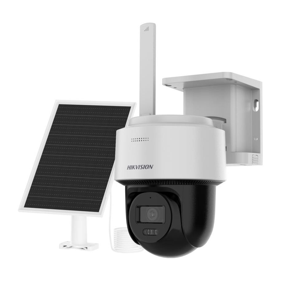 Caméra Hikvision DS-2CFSP4/4G(2.8mm)(O-STD) PT solaire 4G 4MP 24h/24 et 7j/7