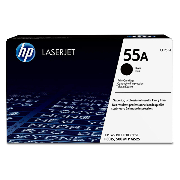 Toner HP-55A (CE255A) Noir (6000 pages à 5%)
