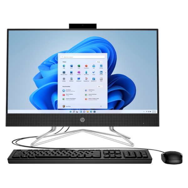 HP All-in-One 24-DF1103D PC - Core(TM) i5- 8Gb - 1Tb + 256Gb Tactile Noir