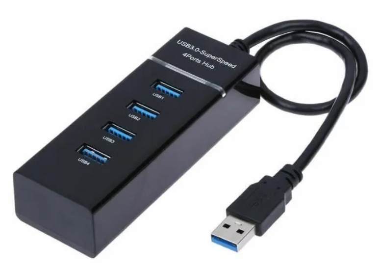 Hub USB 4 en 1 USB A vers 4× USB 3.0