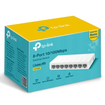 TP-LINK LS1008 Switch Fast Ethernet 8 ports 10/100Mbps