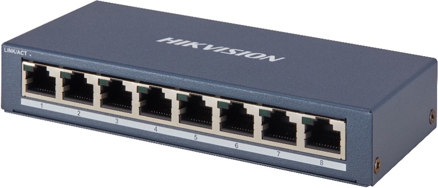 SWITCH HIKVISION DS-3E0508-O 8 PORTS GIGABIT 10/1000