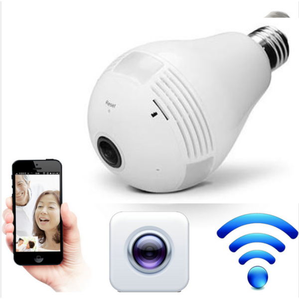 FOSVISION LAMP CAMERA ancien model AVEC WIFI RS-CCTV380 / VR-V13-B