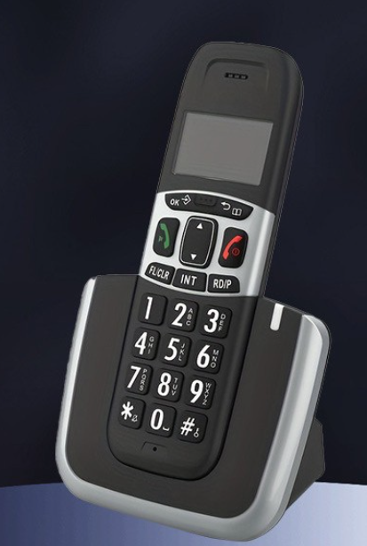 TELEPHONE FIX SANS FIL D1004-D DOUBLE HANDSETS SPECKER PHONE