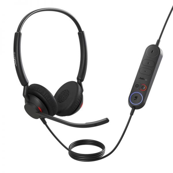 ECOUTEURS JABRA ENGAGE 40 DUO FILAIRE USB A MS