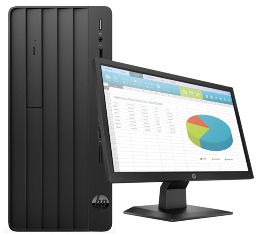 HP 290 G9 Core i5 8 Go RAM 512 Go SSD Écran HP P204 20"