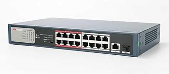 SWITCH HIKVISION DS-3E0516P-O 16 PORTS 8 POTS POE- 8 PORTS GIGABIT