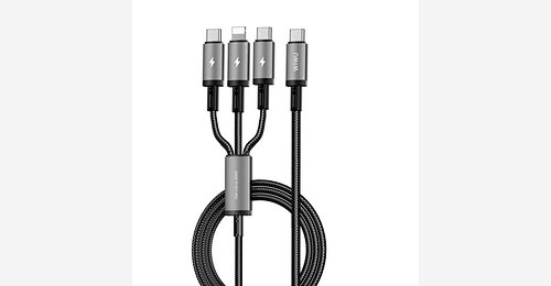WIWU CABLE MAGQ ZINC ALLOY DATA WI-C041 C- C 100W (USB-C - USB-C) — vue 2