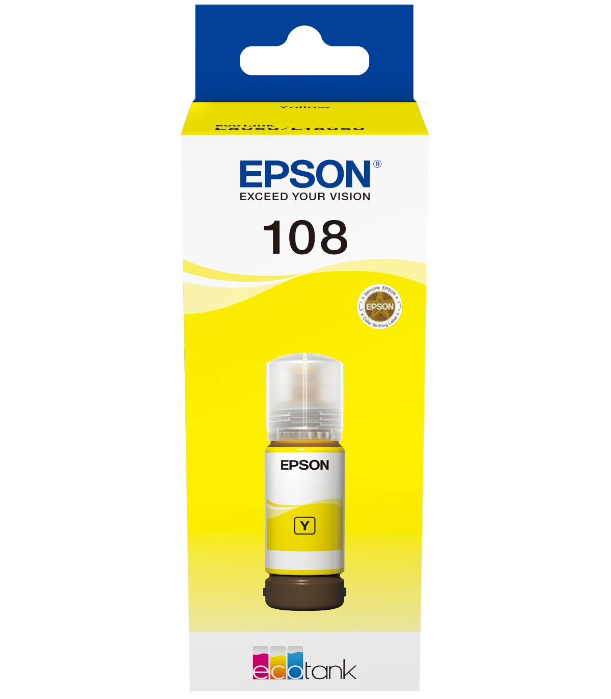 CARTOUCHE EPSON INK 108 JAUNE