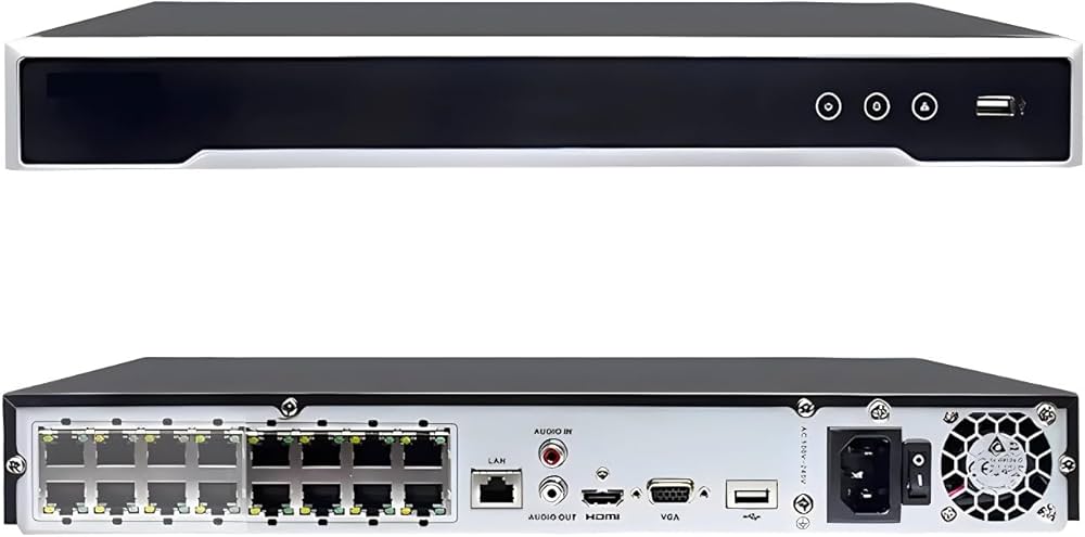 NVR HIKVISION POE 16PORT DS-7616NI-Q2/16P(STD)(D) 1U 4K