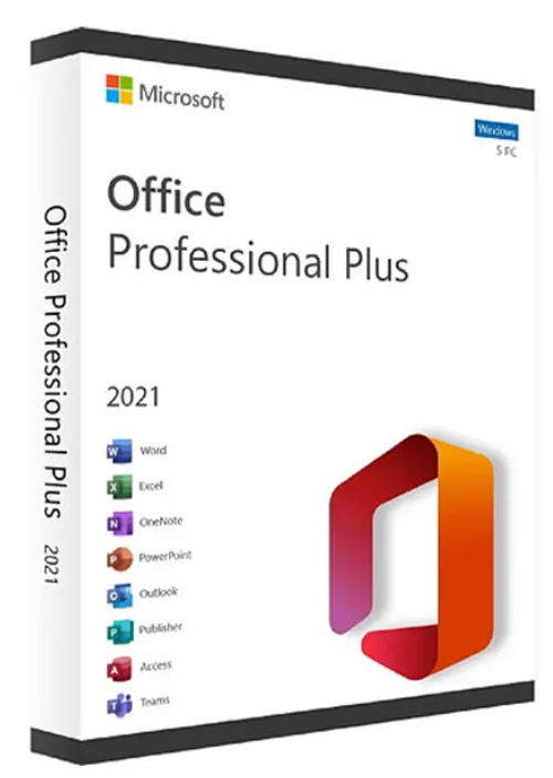 Licence Microsoft Office 2021 Professionnel Plus (Pack 5 PC)