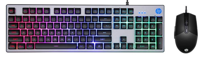 CLAVIER ET SOURIS USB HP KM300F GAMER ORIGINAL QWERTY
