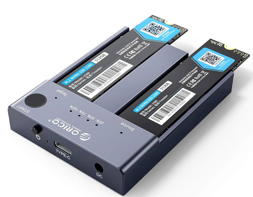 Duplicateur Orico SSD M.2 NVMe M2P2-C3-C