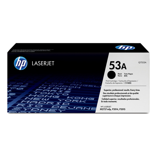Toner HP-53A (Q7553A) Noir (3000 pages à 5%)
