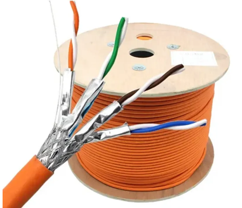 CABLE LAN NEXANS F/FTP CAT6 500M LSZH COULEUR ORANGE
