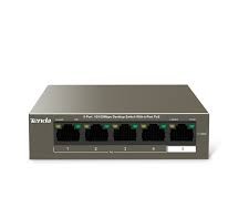 SWITCH TENDA TEF1105P 5 PORT 10/1000 MBPS DESKTOP SWITCH 4PORTS POE 4 63W