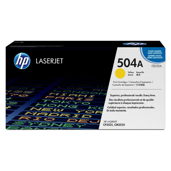Toner HP-504A (CE252A) Jaune (7 000 pages à 5%)