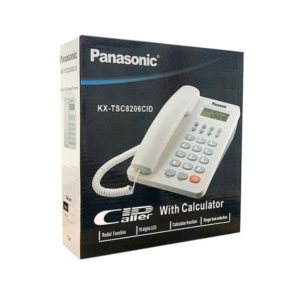 Téléphone Fixe Filaire - Panasonic KX-TSC8206CID