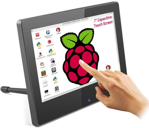Ecran pour Raspberry Pi 3 B+, LCD Tactile 7″, HDMI avec Etui & Support