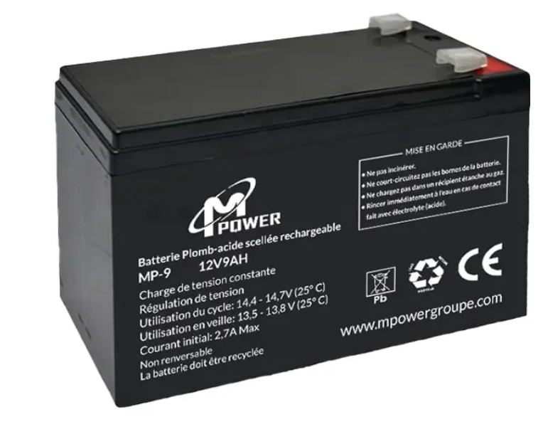 Batterie onduleur MPower 12V 9AH