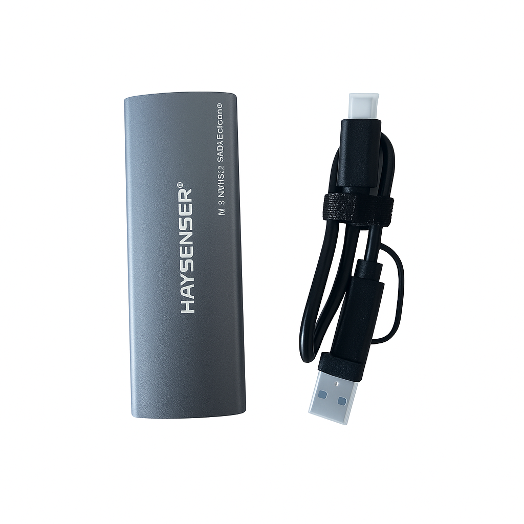 BOÎTIER DISQUE DUR SSD M2 NVME & NGFF 2 IN 1 HAYSENSER HY-S207A