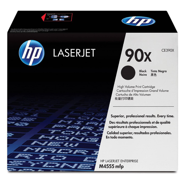 Toner HP-90A (CE390A) Noir (10000 pages à 5%)